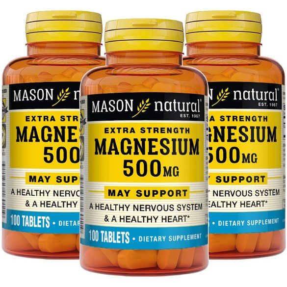 Mason Natural® Magnesium Extra Strength - 500 Mg by Pasteur Pharmacy