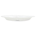 Dart Concorde Foam Plate, 3-Compartment, 9" dia, White, 125/Pack, 4 Packs/Carton