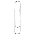 ACCO Premium Heavy-Gauge Wire Paper Clips, Jumbo, Smooth, Silver, 100 Clips/Box, 10 Boxes/Pack