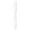 Dart Style Setter Mediumweight Plastic Knives, White, 1000/Carton