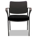 Alera IV Series Guest Chairs, Fabric Back/Seat, 24.8" x 22.83" x 32.28", Black, 2/Carton