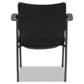 Alera IV Series Guest Chairs, Fabric Back/Seat, 24.8" x 22.83" x 32.28", Black, 2/Carton