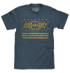 Chevrolet Yellow Stars & Stripes T-Shirt - Gray