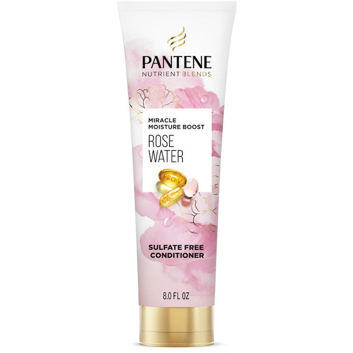 Pantene Sulfate Free Rose Water Conditioner With Miracle Moisture Boost, Nutrient Blends 8 oz by Pasteur Pharmacy