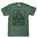 Smokey Bear "Fire Danger Very High Today" T-Shirt - Green by Tee Luv