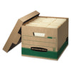 Bankers Box STOR/FILE Medium-Duty 100% Recycled Storage Boxes, Letter/Legal Files, 12" x 16.25" x 10.5", Kraft, 20/Carton