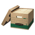 Bankers Box STOR/FILE Medium-Duty 100% Recycled Storage Boxes, Letter/Legal Files, 12" x 16.25" x 10.5", Kraft, 20/Carton