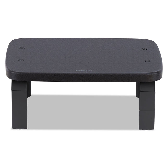 Kensington SmartFit Monitor Stands, 12.25" x 2.25" x 1.75" to 4.75", Black, Supports 40 lbs