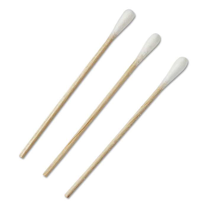 Medline Non-Sterile Cotton Tipped Applicators, Wood, 3", 1,000/Box