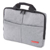 Swiss Mobility Sterling Slim Briefcase, Fits Devices Up to 14.1", Polyester, 1.75 x 1.75 x 10.25, Gray