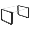 Pendaflex Modern Hanging File Folder Frame, Legal/Letter Size, 16" to 22" Long, Black/Silver Accents