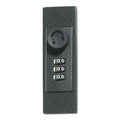 Durable Locking Key Cabinet, 36-Key, Brushed Aluminum, Silver, 11.75 x 4.63 x 11