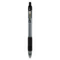 Zebra Z-Grip Ballpoint Pen, Retractable, Medium 1 mm, Black Ink, Clear Barrel, 24/Pack