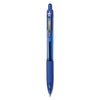 Zebra Z-Grip Ballpoint Pen, Retractable, Medium 1 mm, Blue Ink, Clear Barrel, 24/Pack