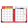 Carson-Dellosa Education Teacher Planner, Weekly/Monthly, Two-Page Spread (Seven Classes), 10.88 x 8.38, Balloon Theme, Black Cover