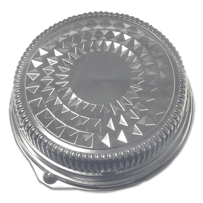 Durable Packaging Dome Lids for 12" Cater Trays, 12" Diameter x 2.5"h, Silver, Plastic, 50/Carton
