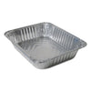 Durable Packaging Aluminum Steam Table Pans, Half-Size Deep—120 oz., 2.56" Deep, 10.38 x 12.75, 100/Carton