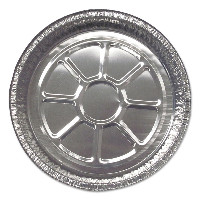 Durable Packaging Aluminum Round Containers, 25 Gauge, 44 oz, 9" Diameter x 21.94"h, Silver, 500/Carton
