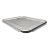 Durable Packaging Aluminum Steam Table Lids, Fits Half-Size Pan, 10.56 x 13 x 0.63, 100/Carton