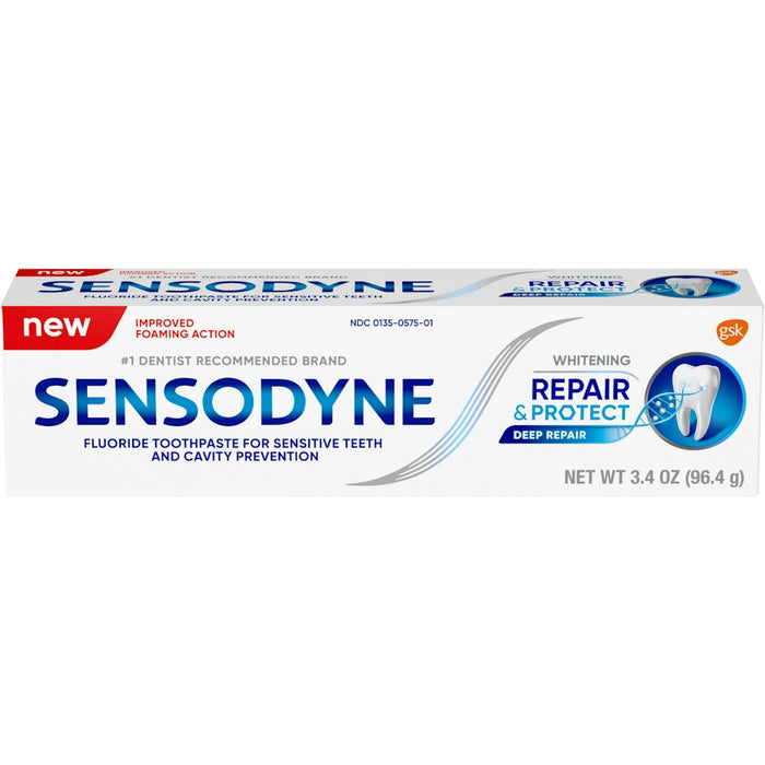 Sensodyne Repair & Protect Whitening Fluoride Toothpaste For Sensitive Teeth 3.4 oz by Pasteur Pharmacy