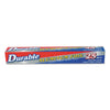 Durable Packaging Standard Aluminum Foil Roll, 12" x 25 ft, 35/Carton