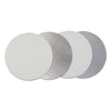 Durable Packaging Flat Board Lids, For 7" Round Containers, Silver, Paper, 500 /Carton