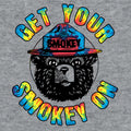 Get Your Smokey On Tie Dye T-Shirt - Gray by Tee Luv