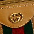 Gucci GG Canvas Coated Sherry Line Mini Boston Bag Brown #3193 by Bolt Boutique