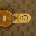 Gucci GG Canvas Coated Sherry Line Mini Boston Bag Brown #3193 by Bolt Boutique