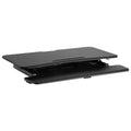 Alera AdaptivErgo Two-Tier Sit-Stand Lifting Workstation, 37.38" x 26.13" x 4.69" to 19.88", Black