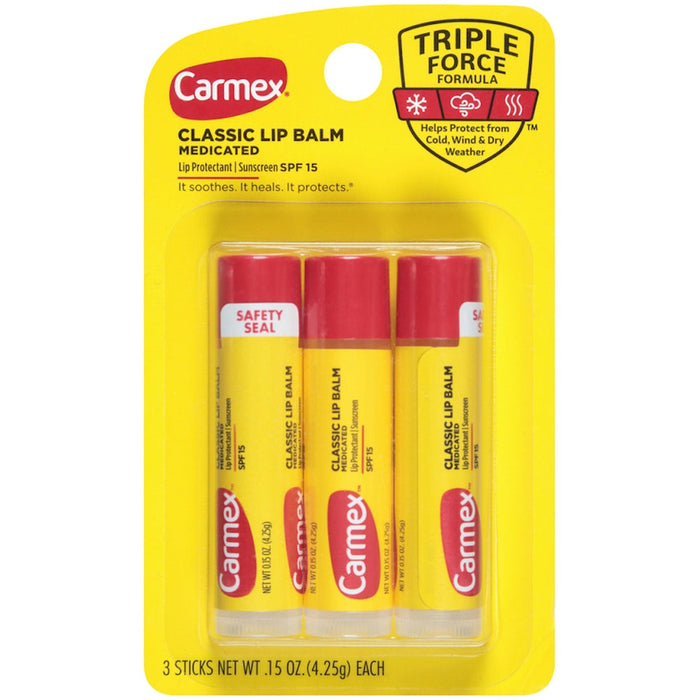 Carmex Lip Balm, Classic, Medicated, SPF 15 by Pasteur Pharmacy