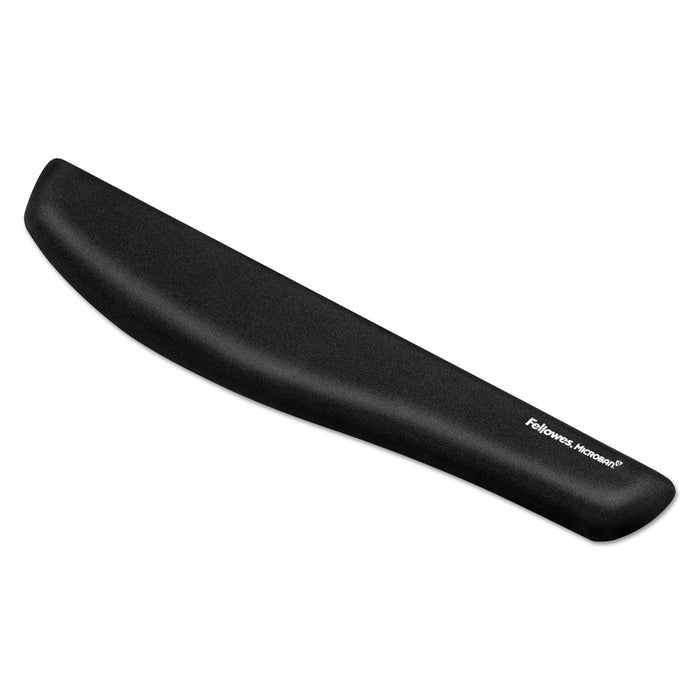 Fellowes PlushTouch Keyboard Wrist Rest, 18.12 x 3.18, Black