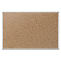 Mead Cork Bulletin Board, 36 x 24, Silver Aluminum Frame