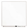 Quartet Matrix Magnetic Boards, Painted Steel, 23 x 23, White, Aluminum Frame