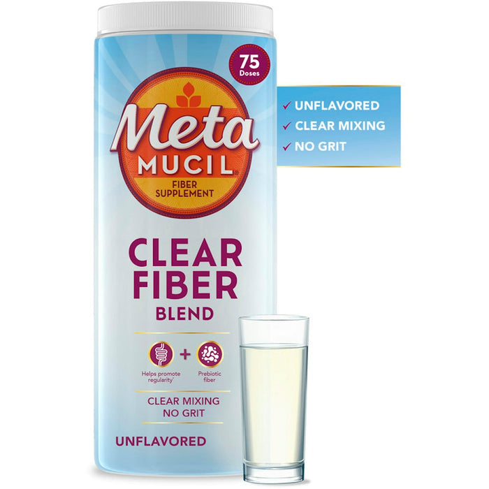 Metamucil Clear Fiber Blend, Unflavored 11.6 Oz by Pasteur Pharmacy
