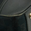 Gucci GG Canvas Black Sherry Line Tote Bag #3199 by Bolt Boutique