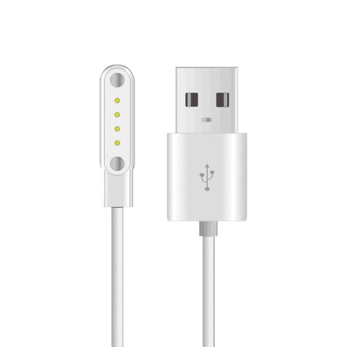 LKHSYAN Universal Smart Watch Charger USB 4 Pin Magnetic Cable White-4pin by Deal US