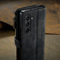 Indy Series Leather Wallet Case - Samsung Galaxy Z Fold6 by Zerodamage Sahara Case LLC