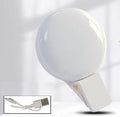 Selfie Ring Light, Small Pocket-Size, 3 Brightness Levels, Rechargeable, Phone C
