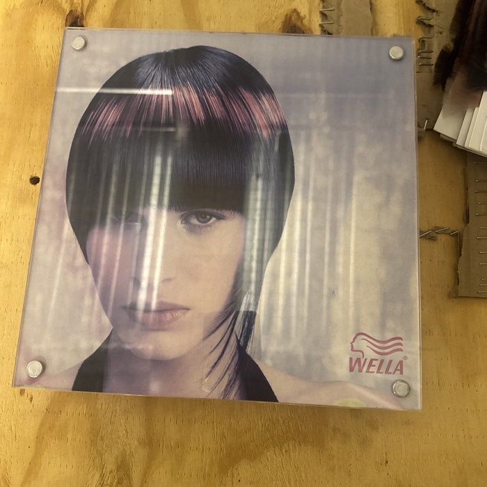 Wella Professionals Salon Promo Photograph in Acrylic Frame with Standoff Mounts by Price Is Right Miami