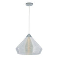 Trans Globe PND-961 One Light Pendant, Polished Chrome Finish by Vanessa Jane