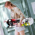 31x8in 9 Layers Maple Concave Skateboard by DailySale