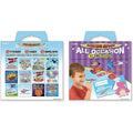 32 Folding Paper Airplanes All Occasion Greeting Cards with Envelopes and Stickers by DailySale