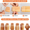 32-Piece: Clear Chair Leg Floor Protectors by DailySale