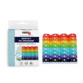 32-Pieces: Colored Compartments Monthly Pill, Medicine And Vitamin Organizer With Tray by DailySale