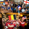 32-Pieces: World Cup 2022 Participating National Teams Flags by DailySale