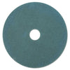 Boardwalk Burnishing Floor Pads, 19" Diameter, Aqua, 5/Carton