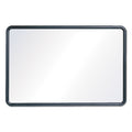 Quartet Contour Dry-Erase Board, Melamine, 24 x 18, White Surface, Black Frame