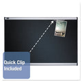 Quartet Prestige Embossed Foam Bulletin Board, 36 x 24, Black, Aluminum Frame