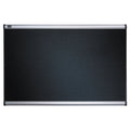 Quartet Prestige Embossed Foam Bulletin Board, 72 x 48, Black, Aluminum Frame
